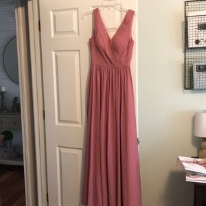 Beautiful Dusty Rose Bridesmaid Dress